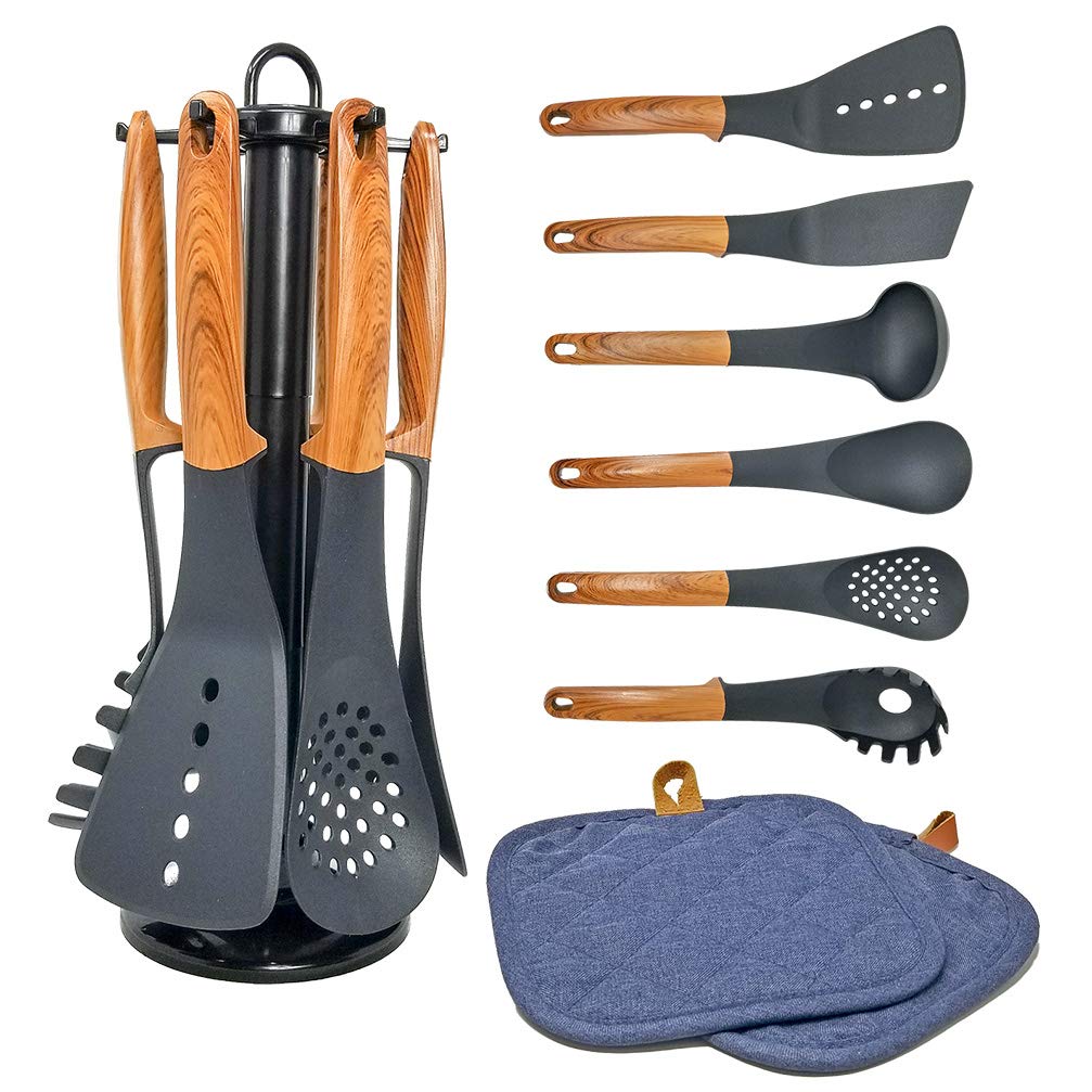 6 Piece Kitchen Utensil Set NonStick Nylon Cooking Utensils with