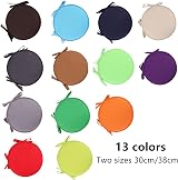 Cmeilau Colorful Round Seat Cushions 30cm/38cm for Indoor/Outdoor Use view 2