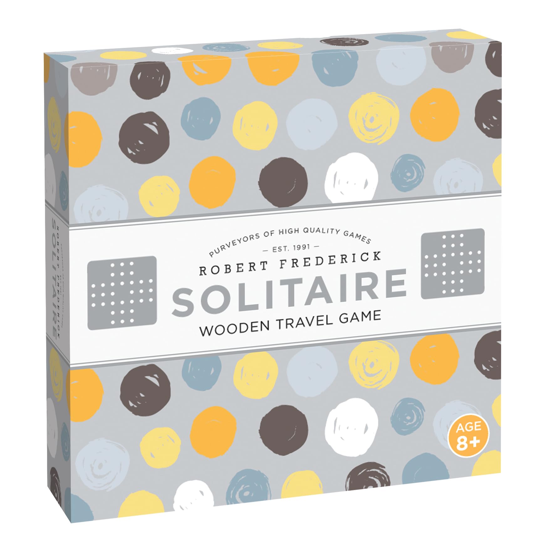 Wooden Mini Solitaire Game - Great Fun For Ages 8 and Upwards