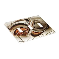 Modern Abstract Lines Painting Triple Toggle Light