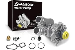 Aumzong Electric Engine Water Pump Assembly Compatible with 2008-2016 Audi A3 A4 A5 A6 Q3 Q5 TT Quattro Allroad VW Beetle CC Eos GTI Jetta Passat 2.0L,Replaces#OE 06H121026CQ 06H121026AB
