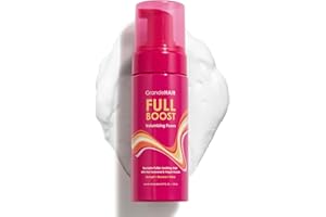 Grande Cosmetics Volumizing Hair Foam For Instant Volume, Body & Fuller Looking Hair, Hair Mousse for Curly Hair, Defines Curls, Non-sticky