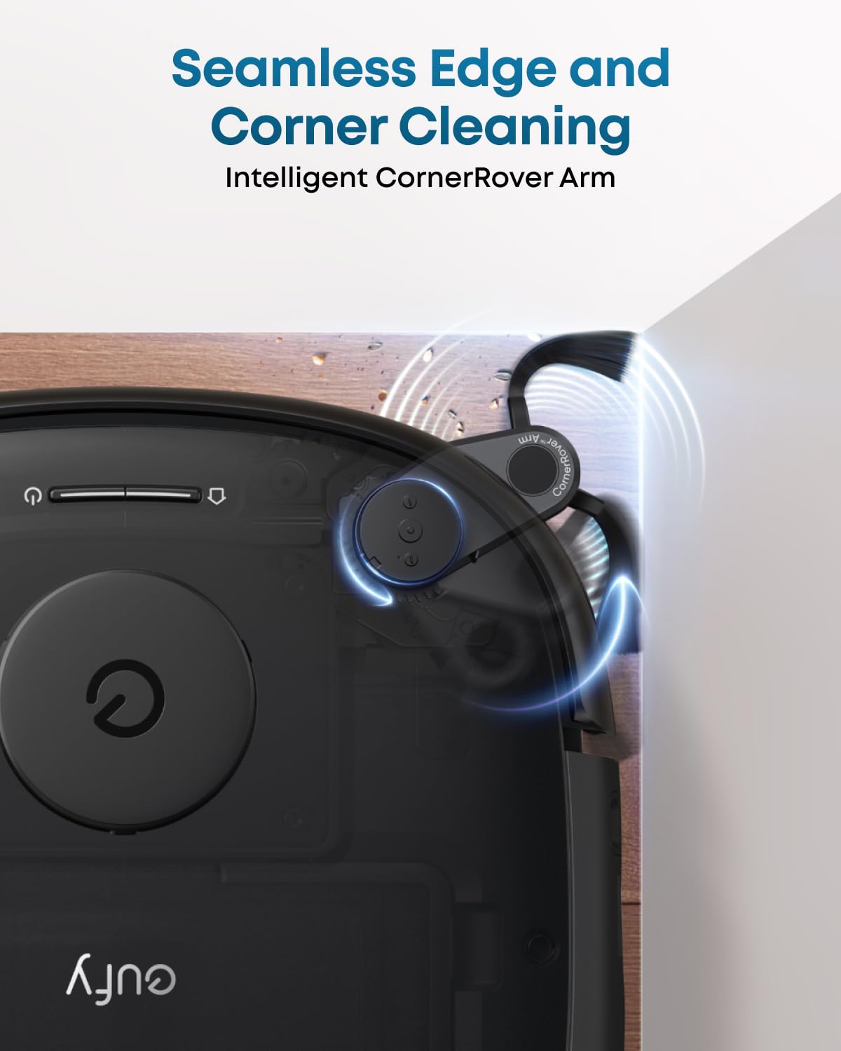 eufy E25 Omni Robot Vacuum Cleaner with Mop, HydroJet System, 20,000 Pa Turbo Powerful Suction, Zero Tangling, Corner-to-Edge Deep Cleaning and Mop Lifting, with Auto All-In-One Station