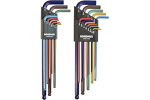 Set 22 Colorguard Ball End L-Wrench in/MM XL Dbl Pack 69637
