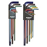 Bondhus 69600 Ball End Double Pack L-Wrench Set