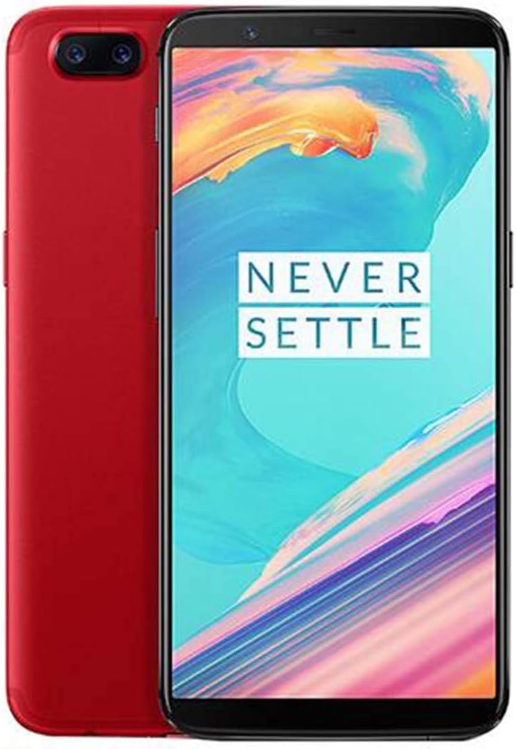 OnePlus 5T 6.01 Inch Snapdragon 835 Octa Core FHD 20MP Dual Camera OxygenOS Android 7.1 Smartphone (Red 8GB+128GB)