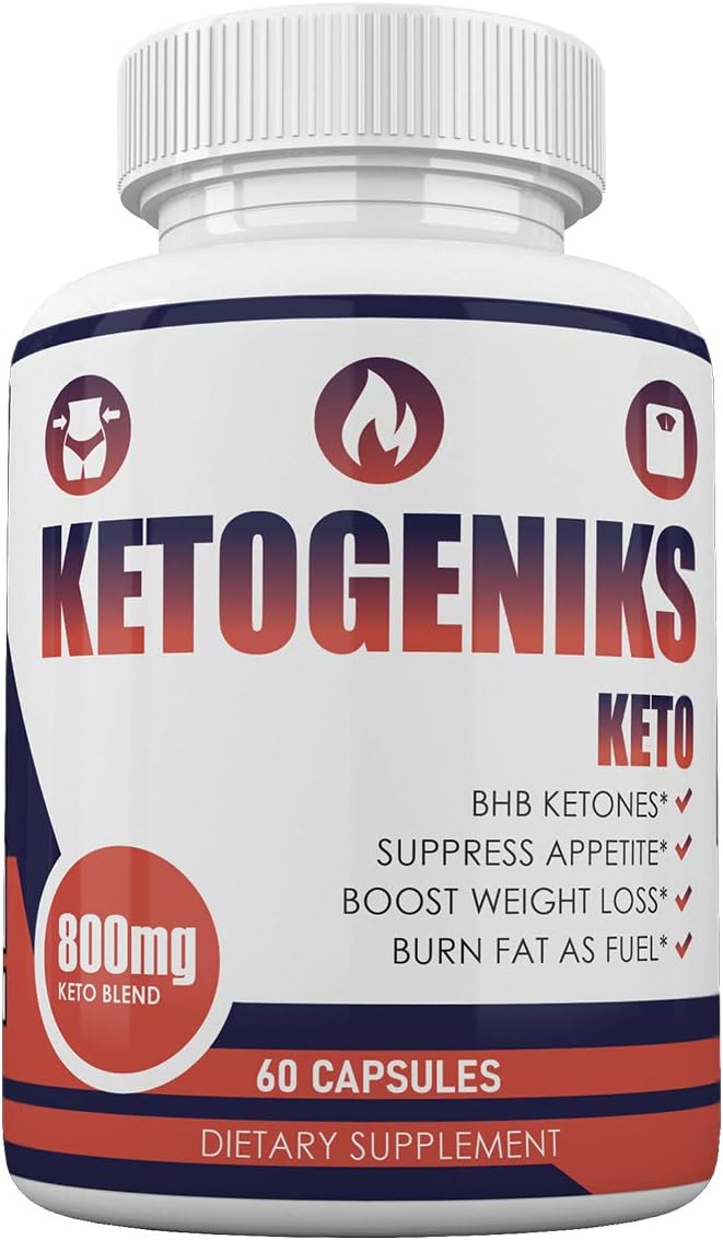 Ketogeniks - Advanced Weight Loss with Metobolic Ketosis Support - 60 Capsules - 1 Month Supply