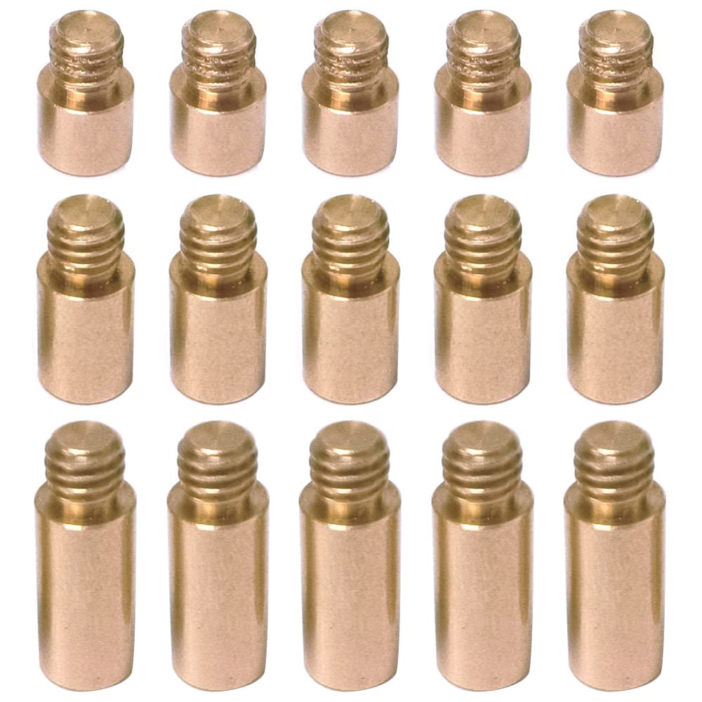 KEVZHUKWV 15 Pcs 2BA Thread Dart Accessories 1.5 g Brass Dart Weights Add Accentuator Adjuster Darts Accessory for Darts with 2BA Threads Dart Accessories