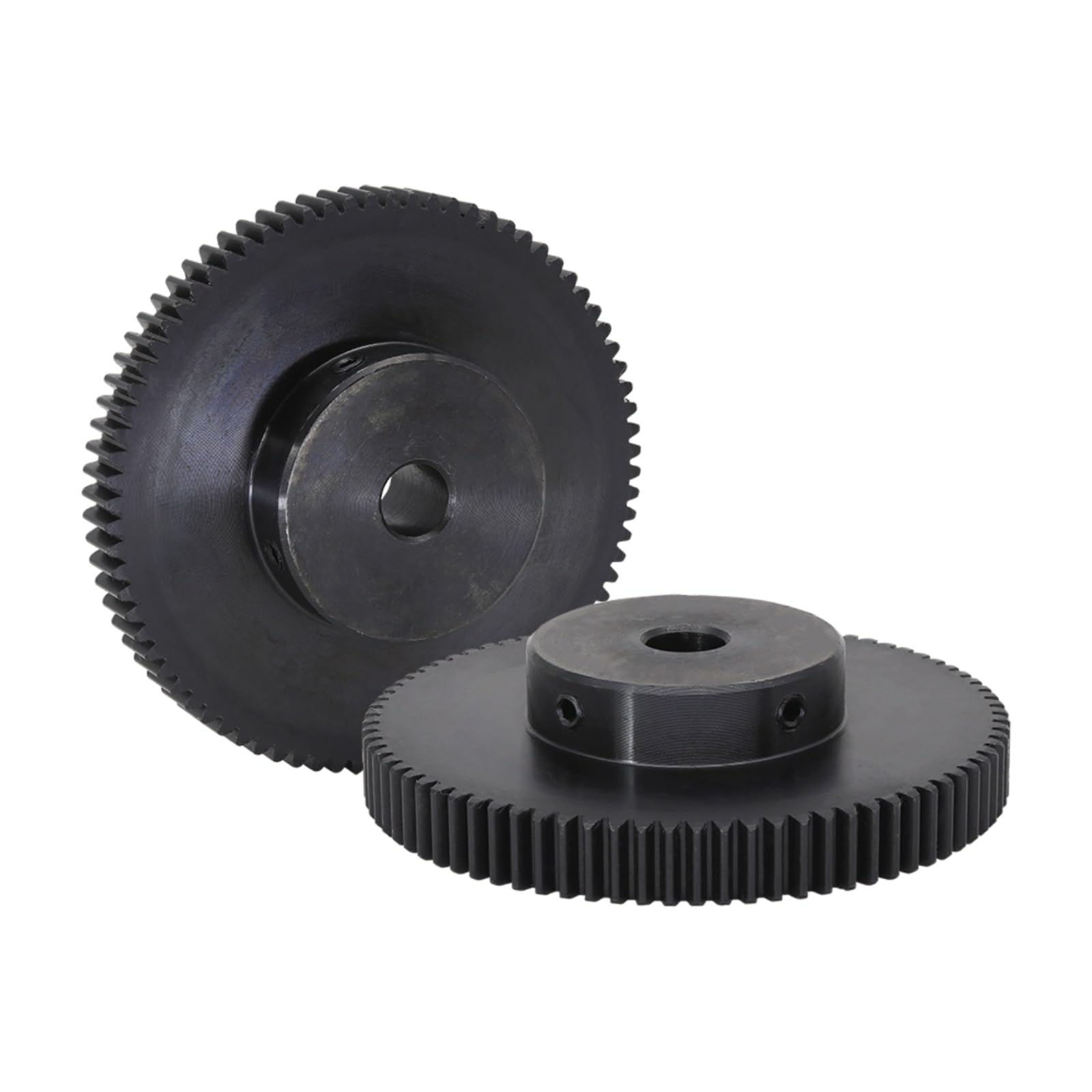 Photo 1 of 1Pcs Motor Gear 1M-80T/90T/100T/110Teeth SC45#Carbon Steel High Frequency Quenching Teeth Gear Wheel Bore Size 8/10/12mm(12 mm,1M120T)