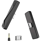 ZIIDOO Bluetooth Adapter for Nintendo Switch,Bluetooth Audio Transmitter with USB/Type C Connector,Low Latency Bluetooth Adap