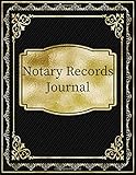 Notary Records Journal: A Notary Book To Log