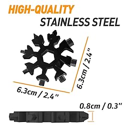 Hinshark Gifts for Men, 18-in-1 Snowflake