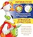 ToyThrill Singing, Dancing Musical Goose Baby Toy - Flashes Lights, Plays 3 Hip Hop Songs, Glides Across Floor - Stimulating, Fun Game for Toddlers and Babies - Orange