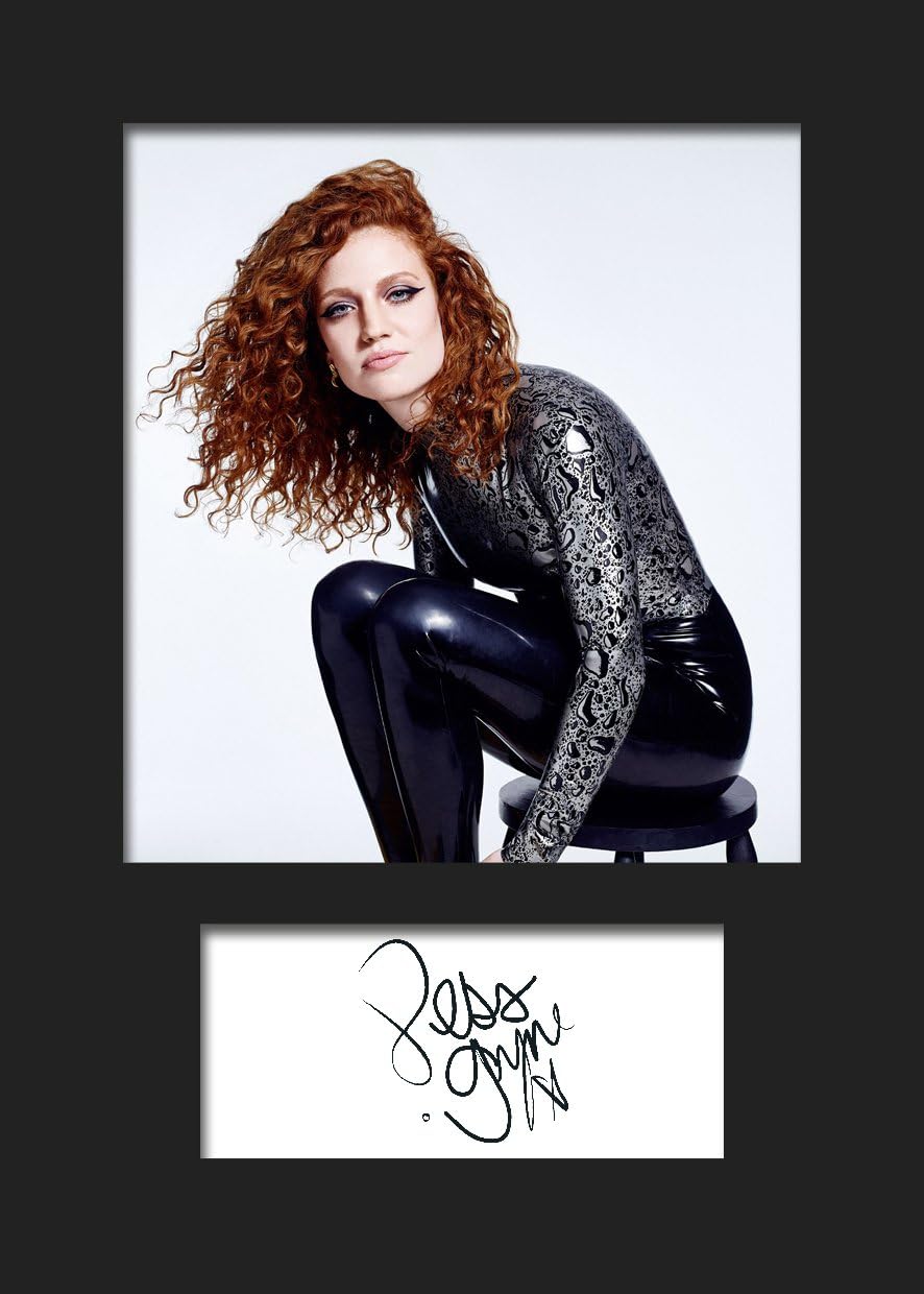 JESS GLYNNE #2 | Signed Mounted Photo Reprint | A5 Size to Fit 6x8 Inch Frames | Machine Cut | Photo Display | Present Gift Collectible