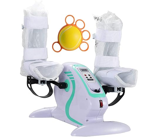 Fitness Motorized Pedal Exercise Bike with Leg Protector Grip