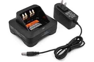 ACCESSORYWAY Replace NTN8831 NTN8831A Rapid Charger Compatible for Motorola XTS2500 XTS3000 XTS5000 XTS1500 MT2000 MTS2000 HT1000 GP900 GP1200 PR1500 Radio & NTN9858 NTN9858C NTN8923 NTN8294 Battery (NO-IMPRES)