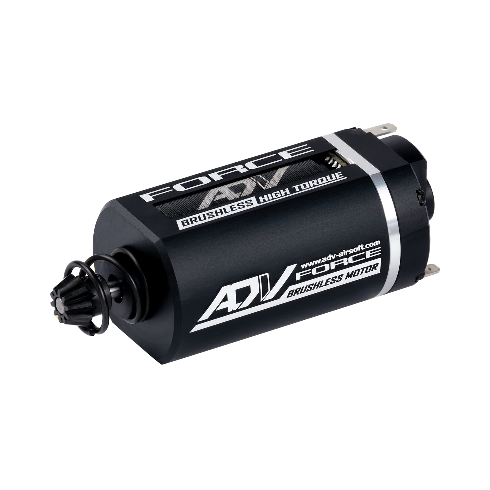 ADV-AIRSOFT Brushless Motor for AEG, Short Shaft CNC Motor for 7.4V-11.1V LiPo, Compatible with Gearbox V3 (Short Type, High Torque)