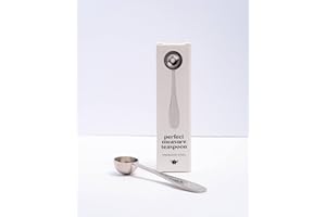 Perfect Scoop Loose Leaf Tea Spoon−18/8 Stainless Steel, Rust-Resistant−Premium Measuring Scoop for Loose Tea, Matcha, Infuser, Brew Basket & Steeper−The Elegant Elephant