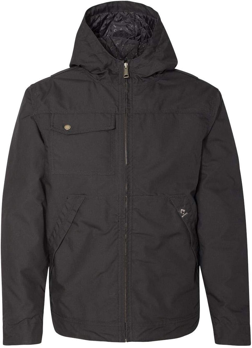 DRI Duck Men's 5065 Yukon Hooded Water Resistant Work Jacket: Clothing