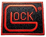 glock lock perfectlcn safe action pistols logo Patch Sew Iron on Logo Embroidered Badge Sign Emblem Costume BY Dreamhigh_skyland