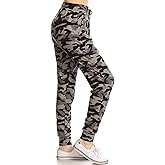 Leggings Depot Women's Popular Print High Waist Premium Jogger Track Pants(S-3X) BAT1