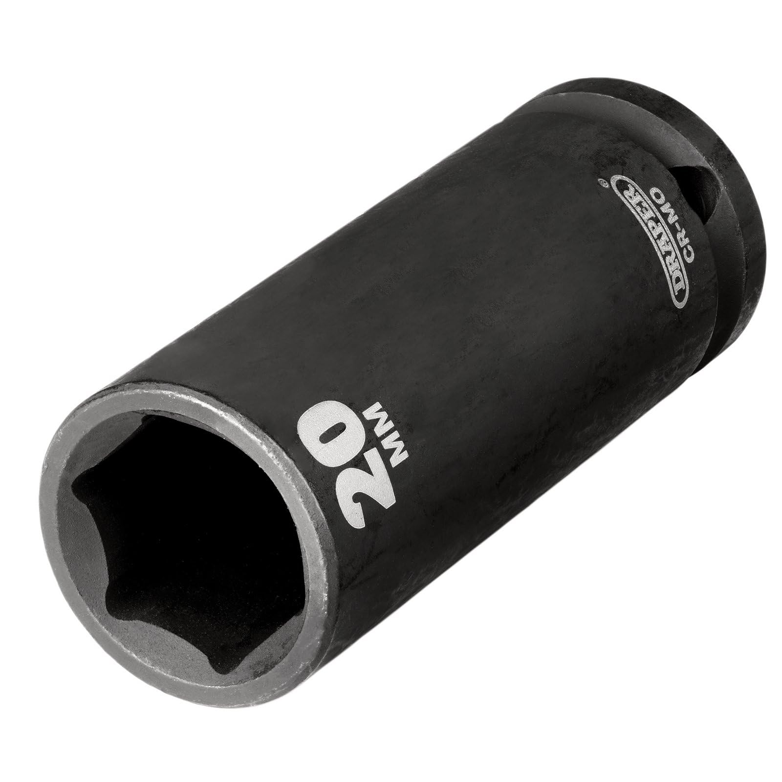 Draper Hi-TORQ® Deep Impact Socket, 1/2" Sq. Dr., 20mm - 20191-6-Point CR-MO Steel