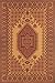 Mad Mats Traditional Outdoor Rug, Reversible Plastic Mat (6' x 9', Oriental Turkish - Rust)