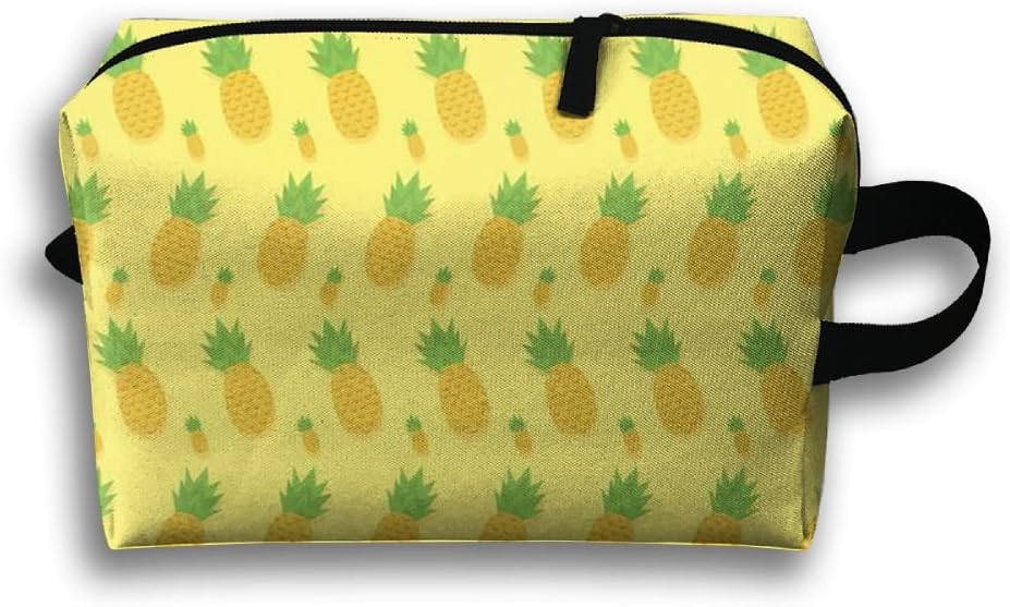 Zipper Pineapple Ananas Travel Cosmetic Makeup Storage Pouch Bag