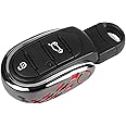 MANG JIANG Key Fob Cover Shell Car Accessories Metal Chrome U-shaped Key Case for Mini Cooper 3rd Gen F54 F55 F56 F57 F60