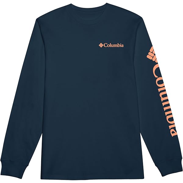 Columbia Men's Long Sleeve Cotton Tee - Outdoor Fishing Camping Hiking Shirt