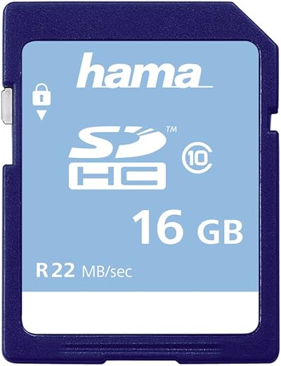 Hama 16GB SDHC Card Class 10 High Speed Gold 22MB/s