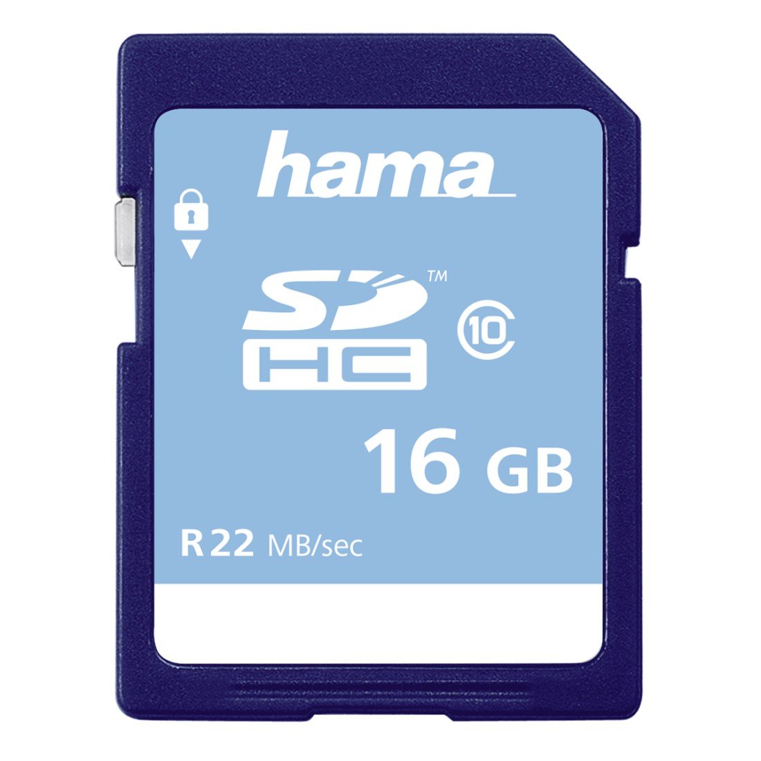 Hama 16GB High Speed Gold 22MB/s SDHC Card - Class 10