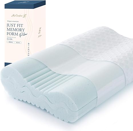 Amazon Mycomfort マイコンフォート 枕 低反発 3層ハイグレードモデル 高さ調節可能 ジャストフィット 低反発枕 枕 オンライン通販