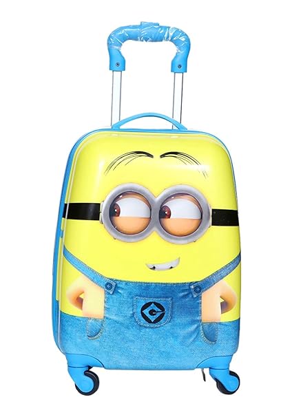 EXCLUSIVE FASHION LUGGAGE Polycarbonate Printed Pattern 20 Inch Multicolour 360 Rotating Wheels Bag for Kids/Boys