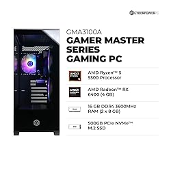 CyberPowerPC Gamer Master Gaming PC, AMD Ryzen 5