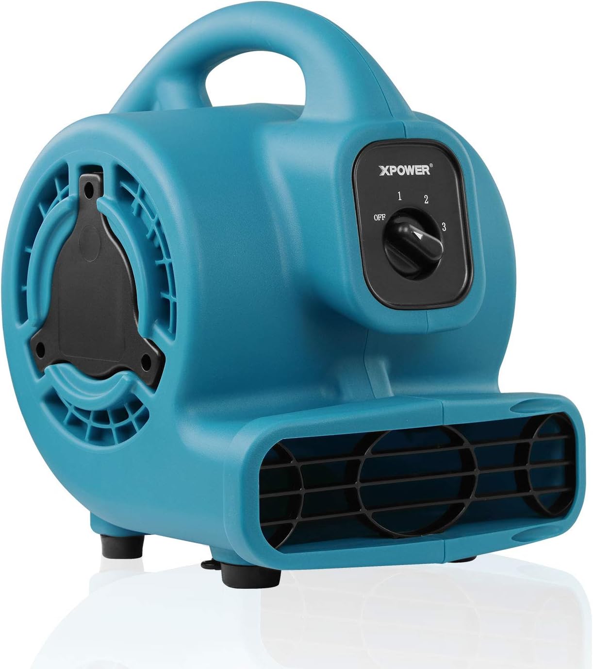 XPower P-80 Mini Mighty Air Mover Floor Fan Dryer Utility Blower Outdoor lawn Fan