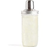 Jarware Wide Mouth Cocktail Shaker, Silver