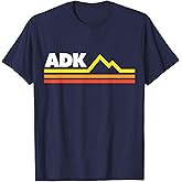 ADK Adirondack Mountains Retro T-Shirt