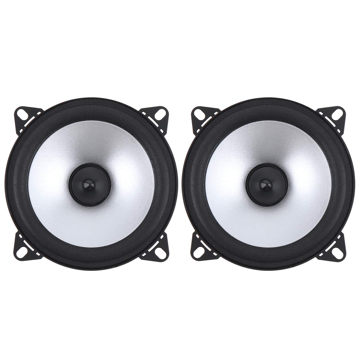 Photo 1 of ePathChina 2pcs 4 Inch 60W 2 Way Car Coaxial Vehicle Door Auto Audio Music Stereo Full Range Frequency HiFi Speakers