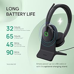 Yealink BH74 ANC Wireless Bluetooth Headset with