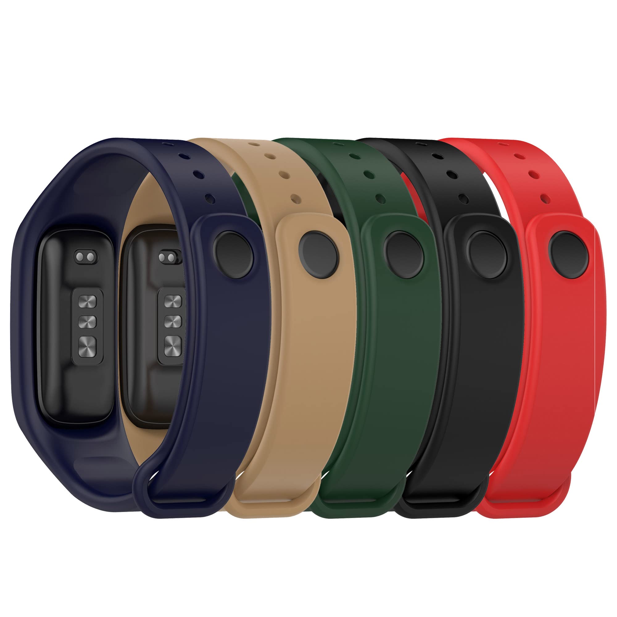 Chofit (5-Pack Straps Compatible with Oppo band Strap, Soft Silicone Sport Wristband Replacement Arm Band for Oppo band/OnePlus Smart Band (5A)