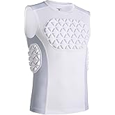 Legendfit Adults Baseball Chest Rib Protector Padded Compression Shirt Support Softball Football Lacrosse Heart Sternum Guard
