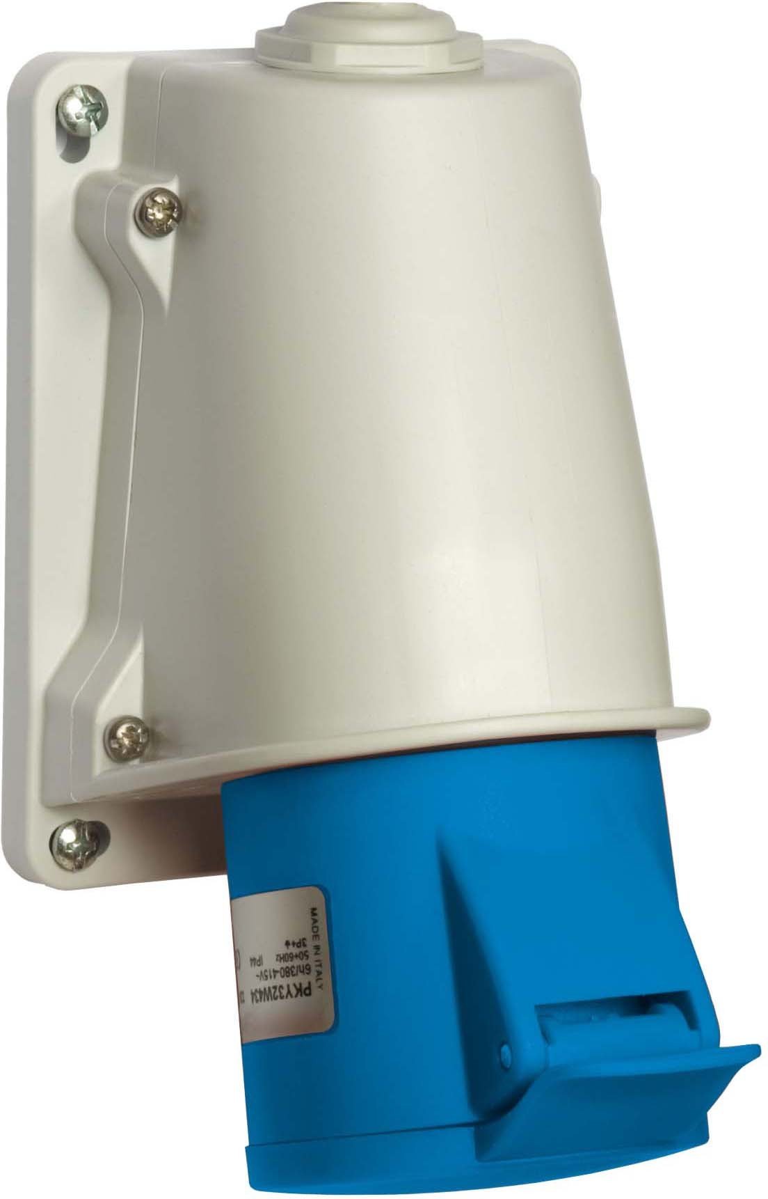 Schneider PKY32W423 Industrial Sockets and Plugs, White, Set of 6 Piece