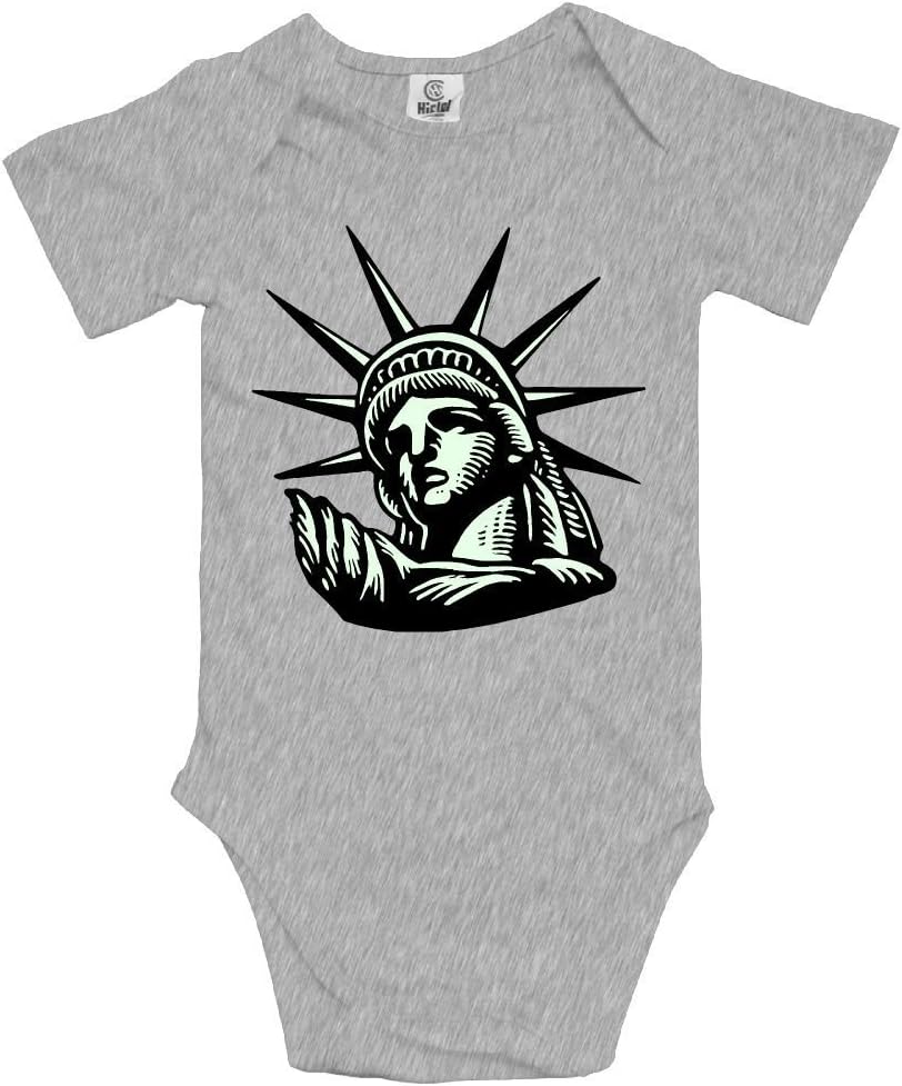 Statue of Liberty Newborn Fashion One-Piece Bodysuit 100% Cotton Romper Outfits