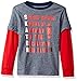 Crazy 8 Boys' Double-Sleeve Fashion Graphic Tee