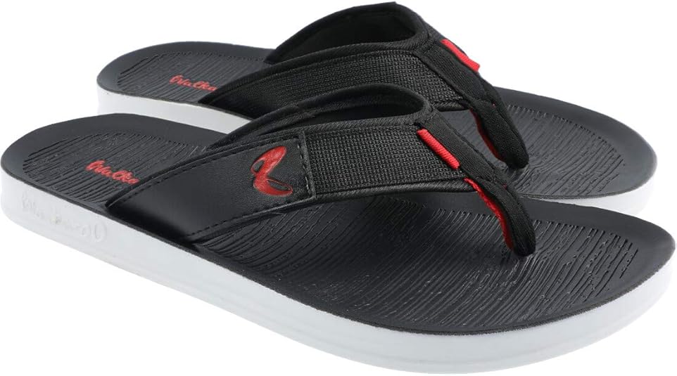 Amazon.com | Walkaroo Men's Red Slippers-9 UK (39 EU) (10 US) (WG5020) | Slippers