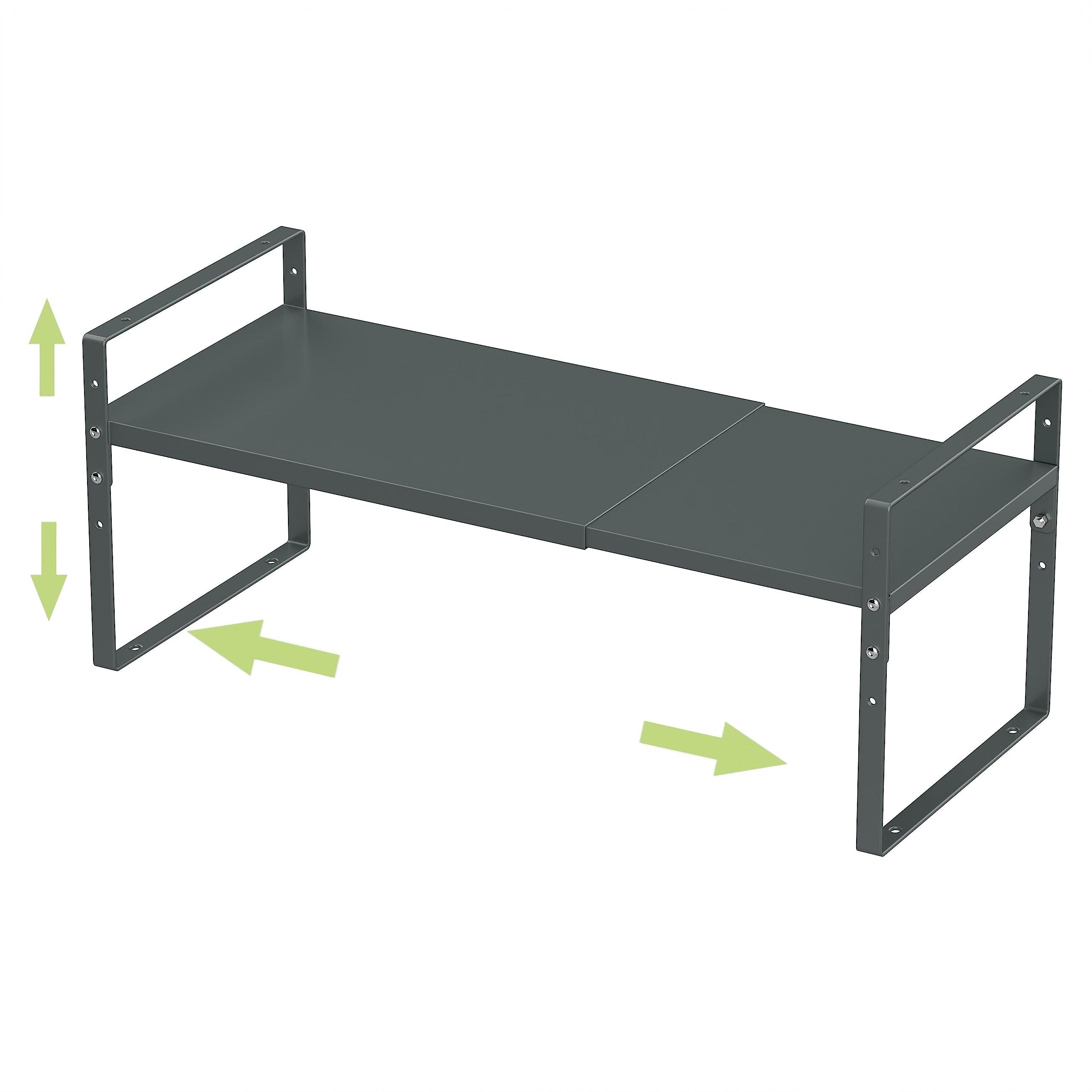 Jojocross Expandable Stackable Spice Rack Cabinet Shelf Organizer in ...