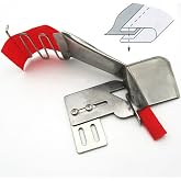YICBOR Sewing Machine Double Fold Clean Finish Top &amp; Bottom Binding Binder Attachment (1-1/2"- 3/8")
