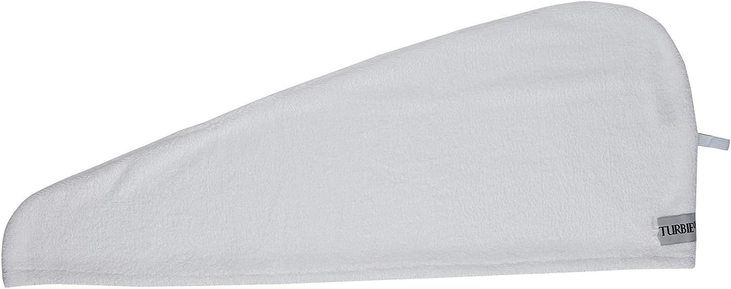 Turbie Twist Microfiber Hair Towel 2 Pack(White): Beauty