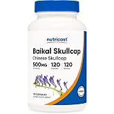 Nutricost Baikal Skullcap 500mg, 120 Vegetarian Capsules, Gluten-Free | GMO-Free